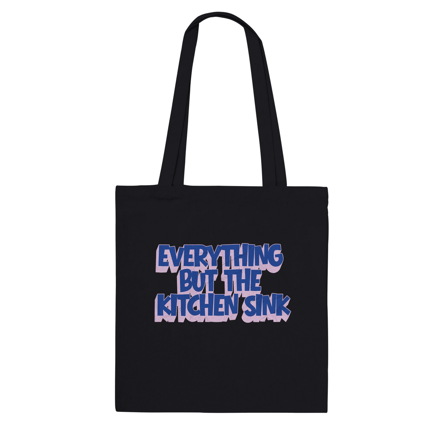 "Everything but the Kitchen Sink" Retro Comic Tote - Premium 100% Cotton Bag - Zoia Books