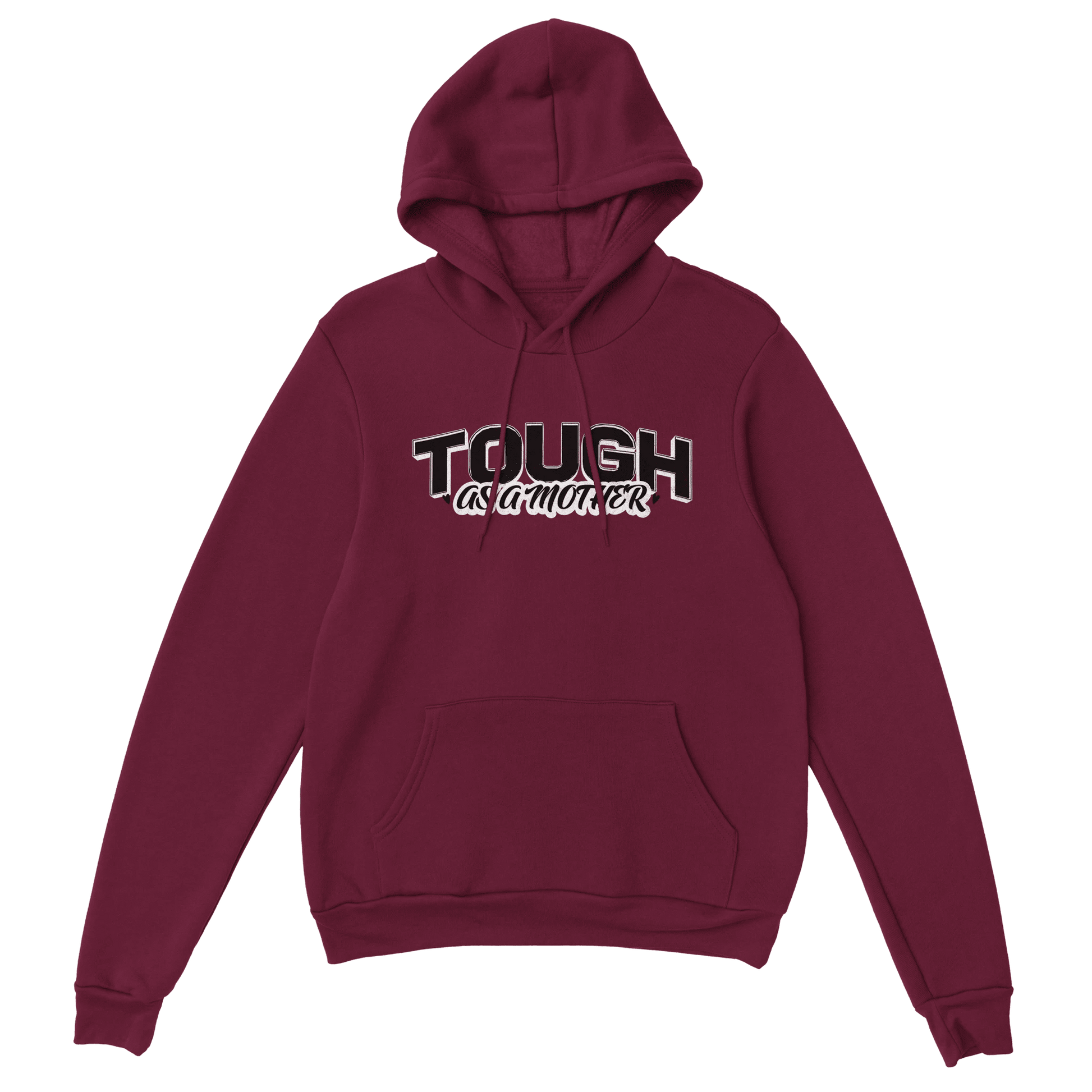 "Tough as a Mother" Empowerment Hoodie - Vintage Collegiate - Zoia Books