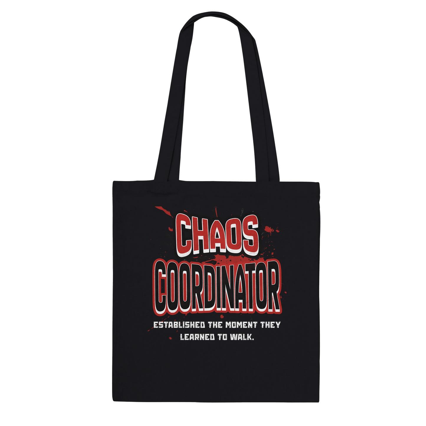 Chaos Coordinator Canvas Tote Bag - Funny Mom Gift, 90s Retro - Zoia Books