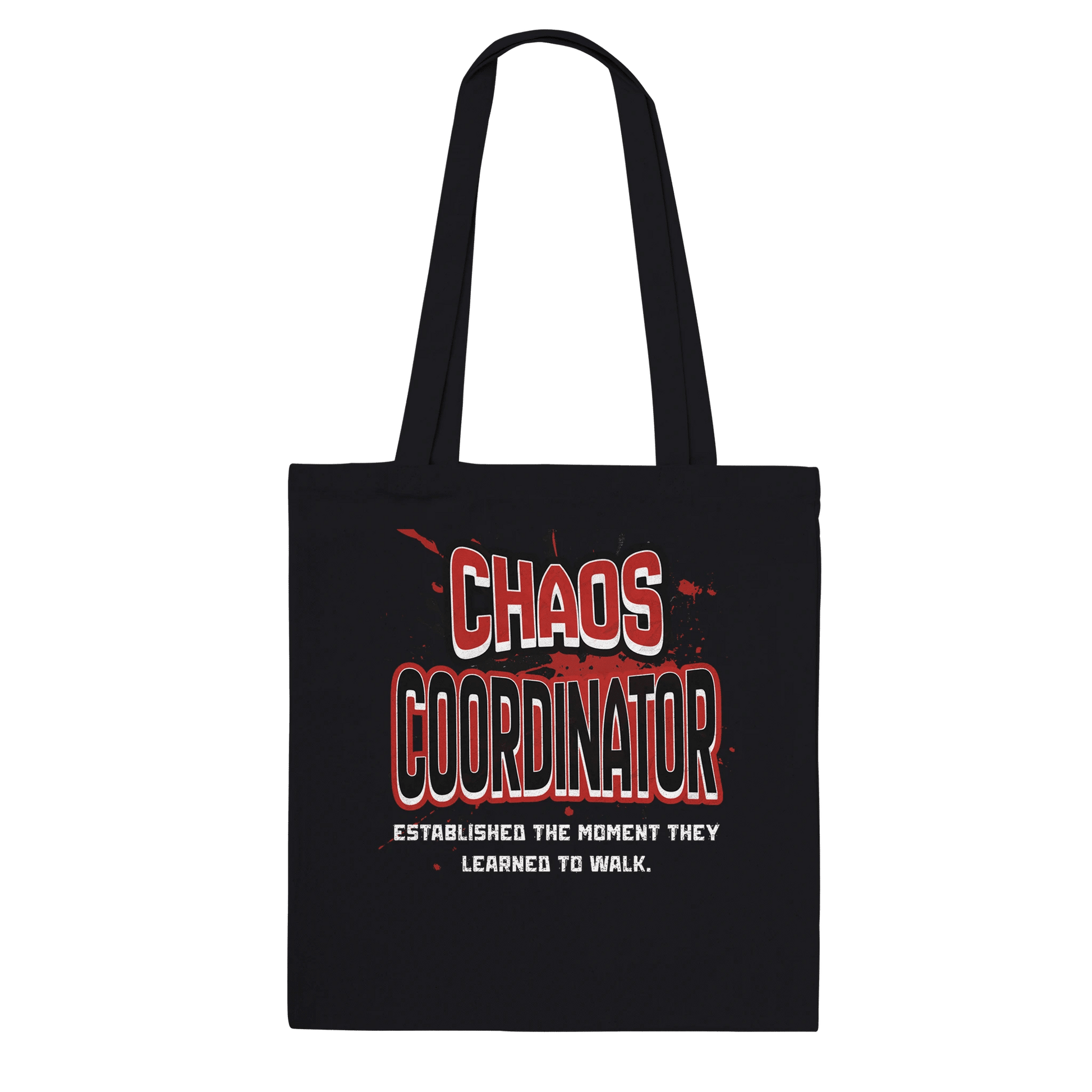 Chaos Coordinator Canvas Tote Bag - Funny Mom Gift, 90s Retro - Zoia Books