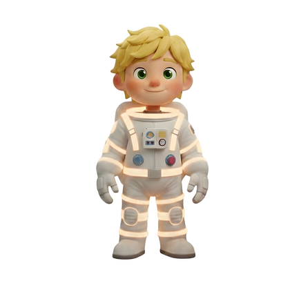 A boy with straight blond hair