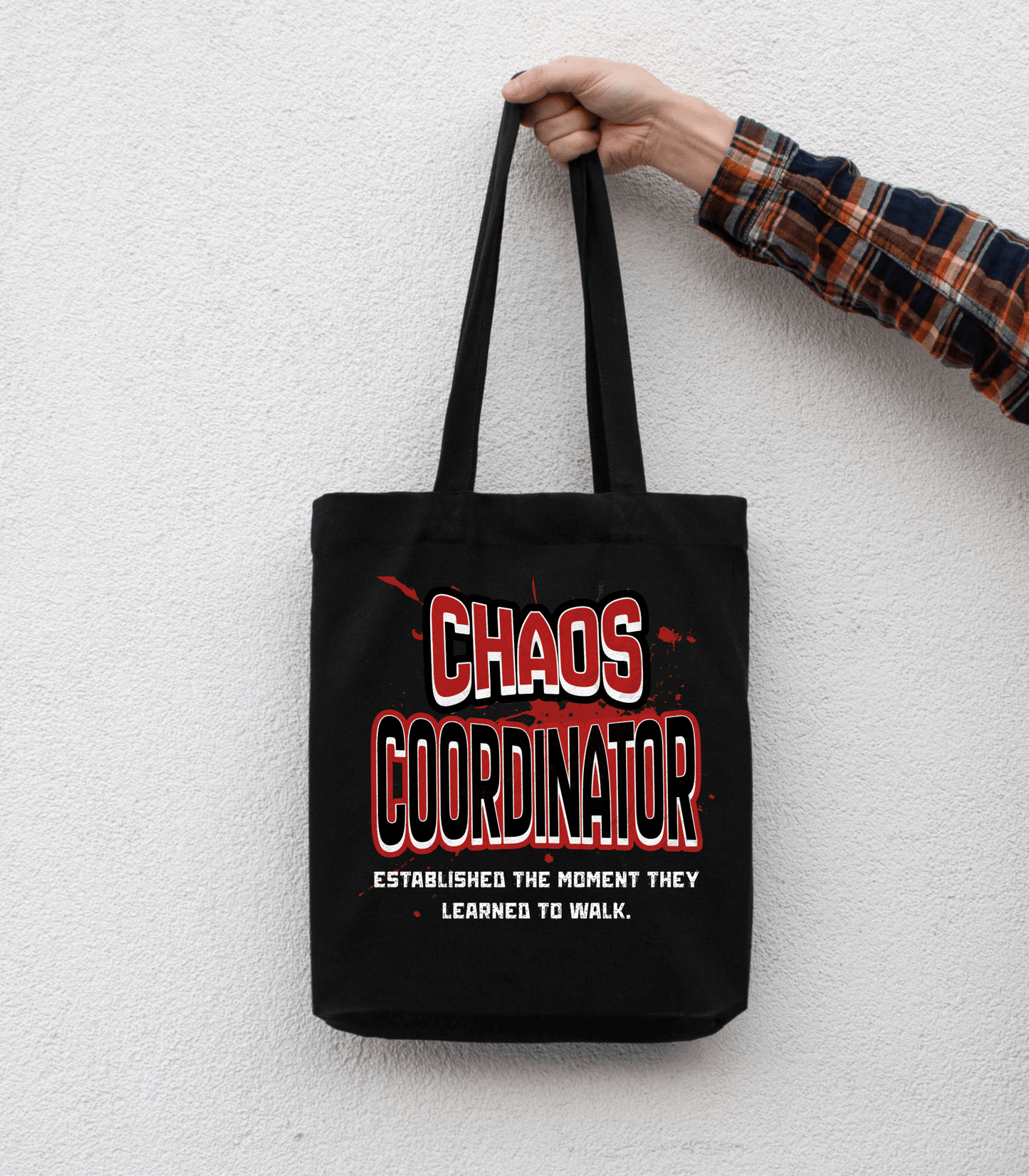 Chaos Coordinator Canvas Tote Bag - Funny Mom Gift, 90s Retro - Zoia Books