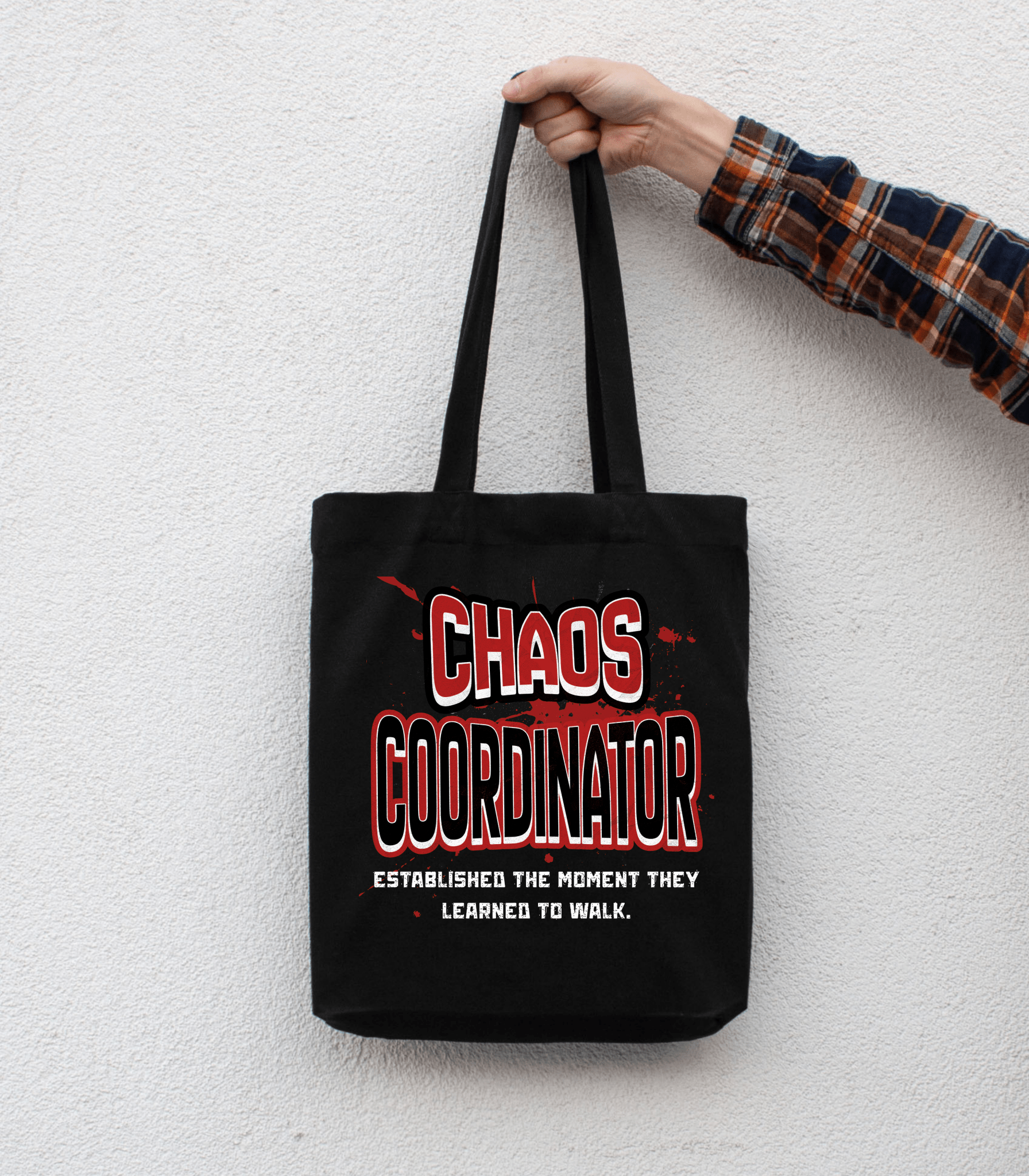 Chaos Coordinator Canvas Tote Bag - Funny Mom Gift, 90s Retro - Zoia Books
