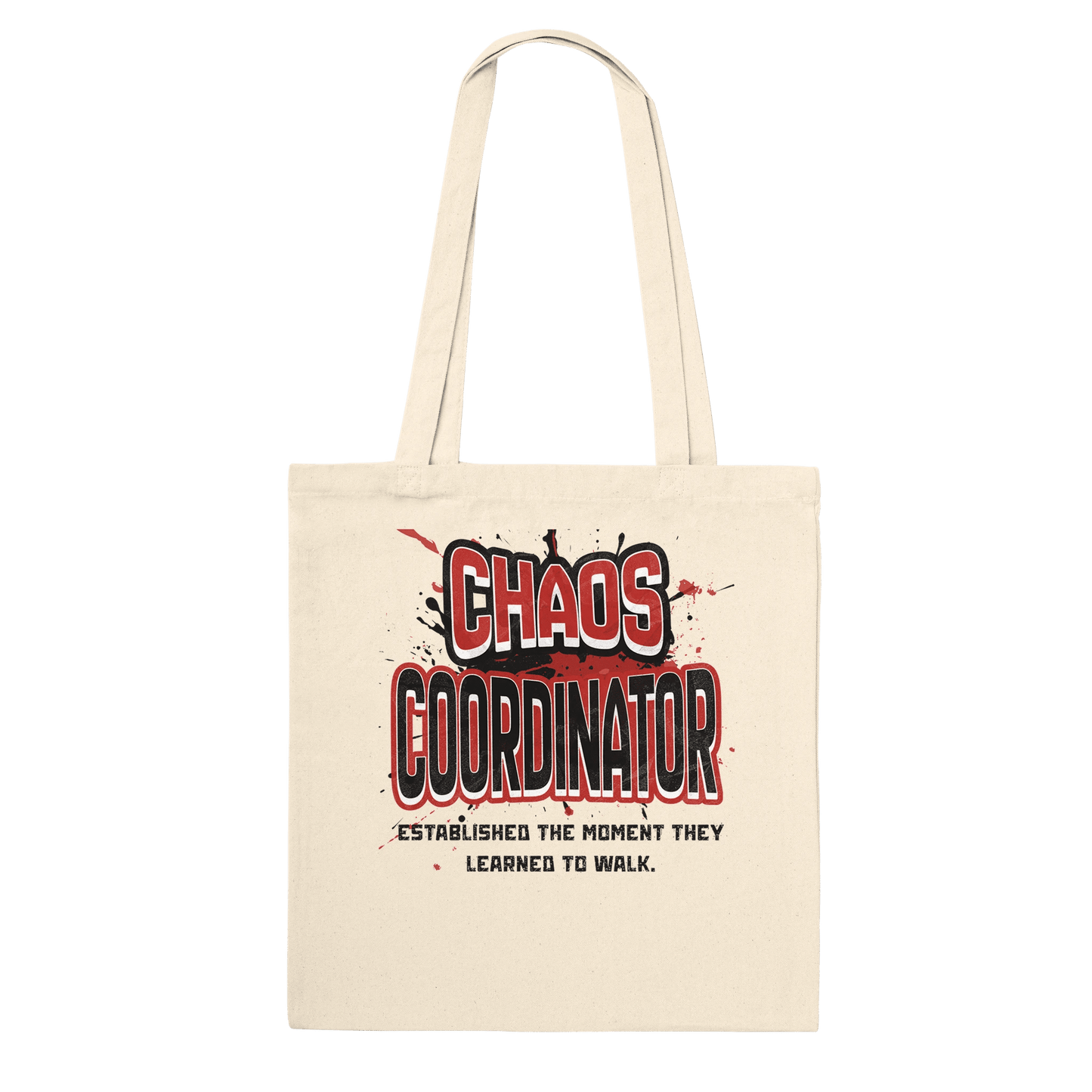 Chaos Coordinator Canvas Tote Bag - Funny Mom Gift, 90s Retro - Zoia Books