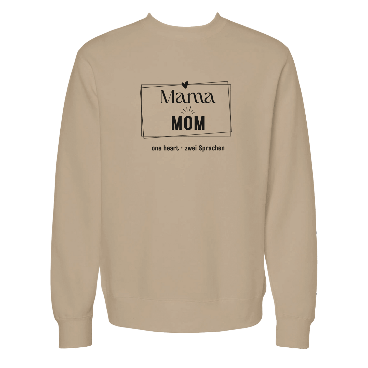 Bilingual "Mama • Mom" Sweatshirt - English & German Edition - Zoia Books