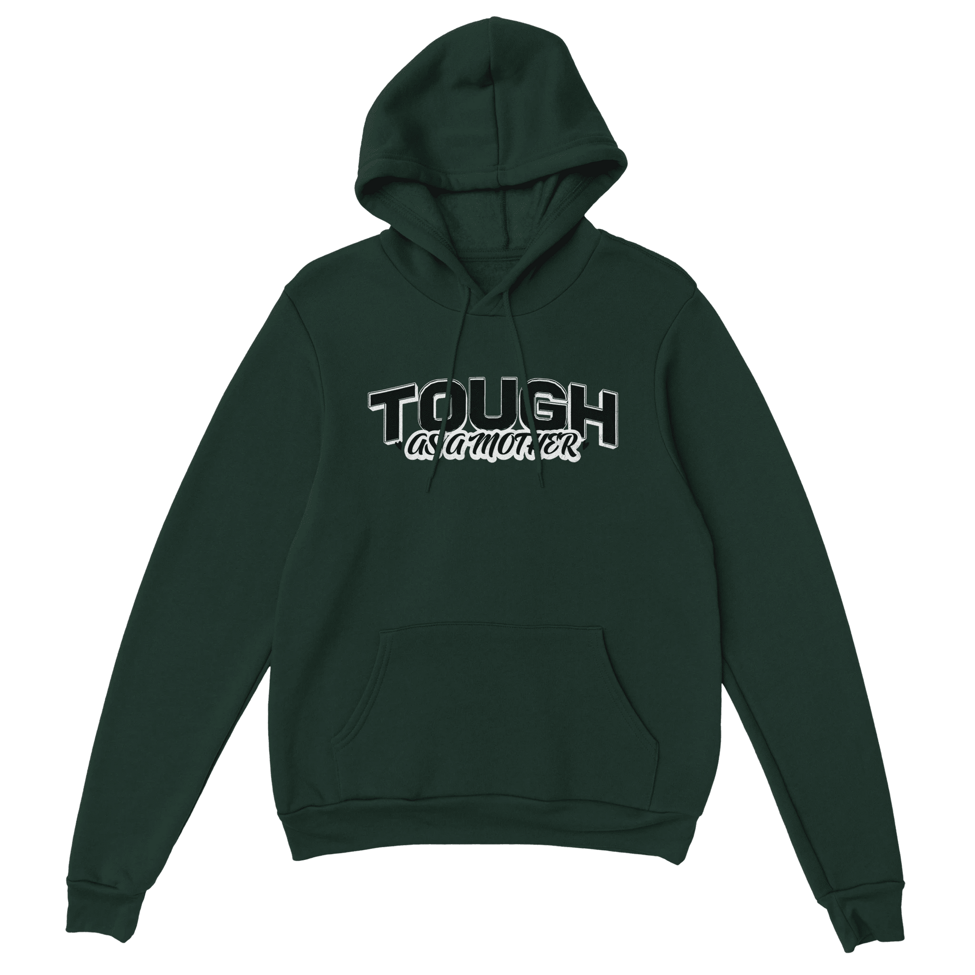 "Tough as a Mother" Empowerment Hoodie - Vintage Collegiate - Zoia Books