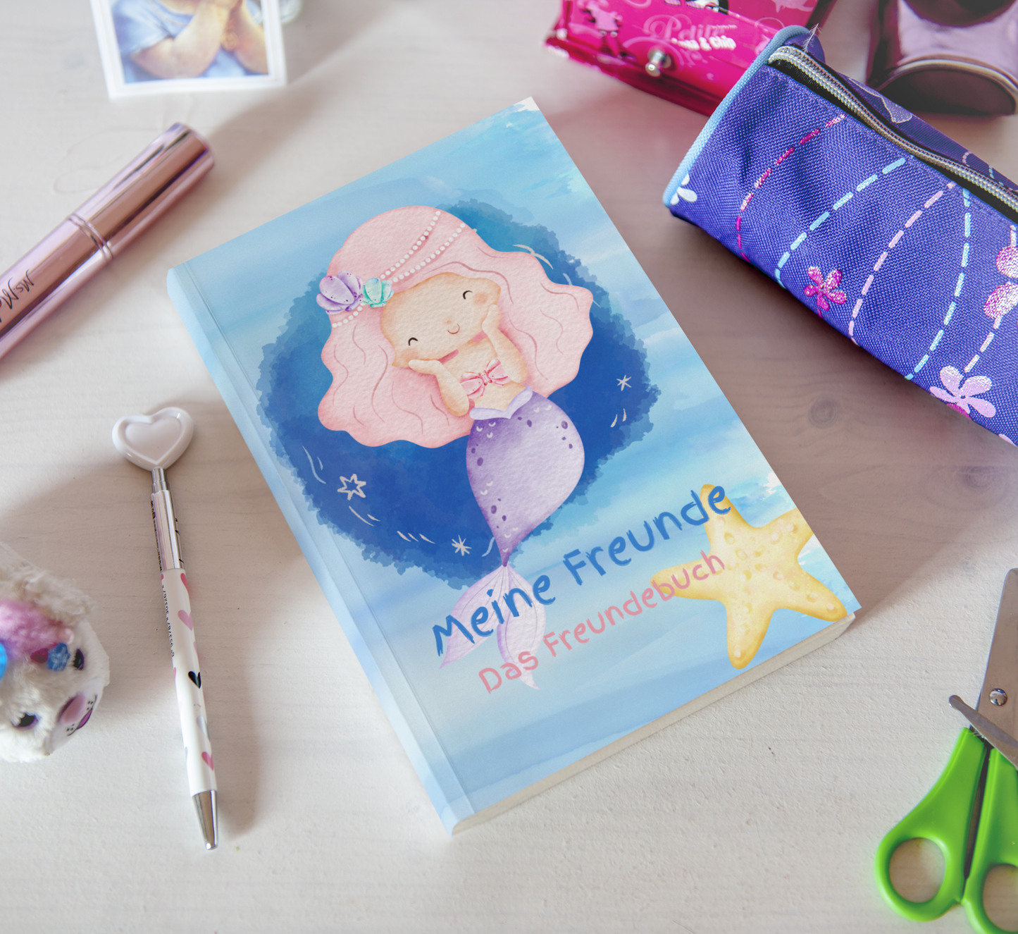 Meine Freunde – Meerjungfrau: Freundebuch für Kindergarten
