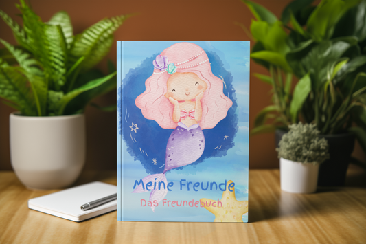 Meine Freunde – Meerjungfrau: Freundebuch für Kindergarten